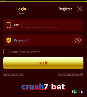Crash7 Bet login preview